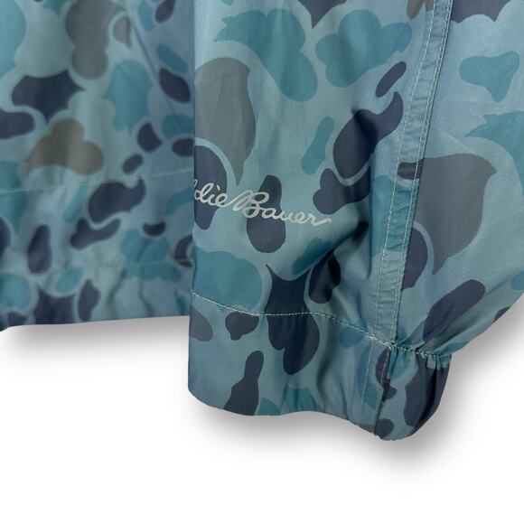 Columbia Momentum green Camo Print Windbreaker Jacket Womens Size Small - Picture 2 of 6